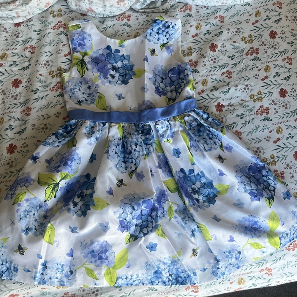 Floral little girl dress